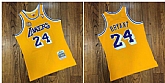 Lakers 24 Kobe Bryant Yellow 60th Anniversary 2007-08 Hardwood Classics Jersey Mixiu,baseball caps,new era cap wholesale,wholesale hats